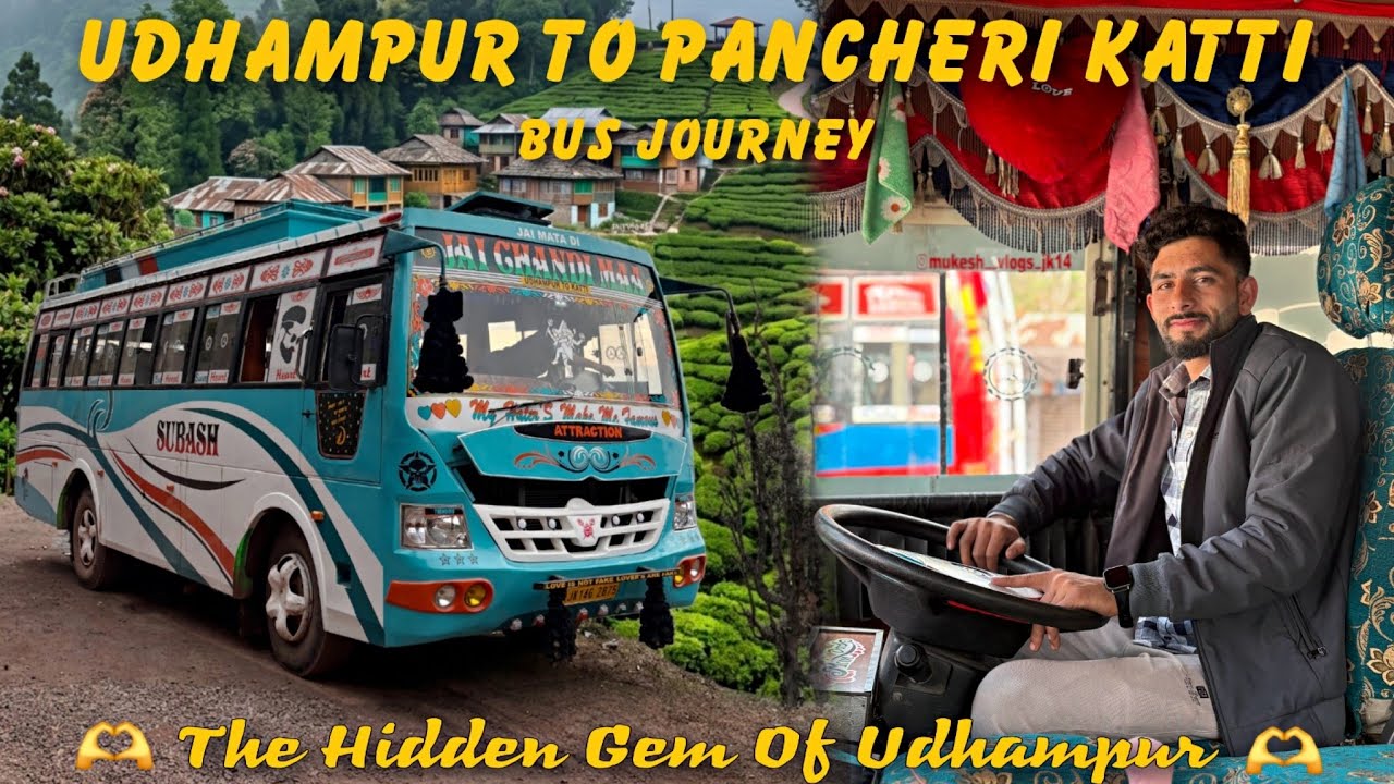 Udhampur To Katti, Pancheri Bus Journey / A Beautiful Bus Journey / Jai Chandi Maa / Jammu Buses 