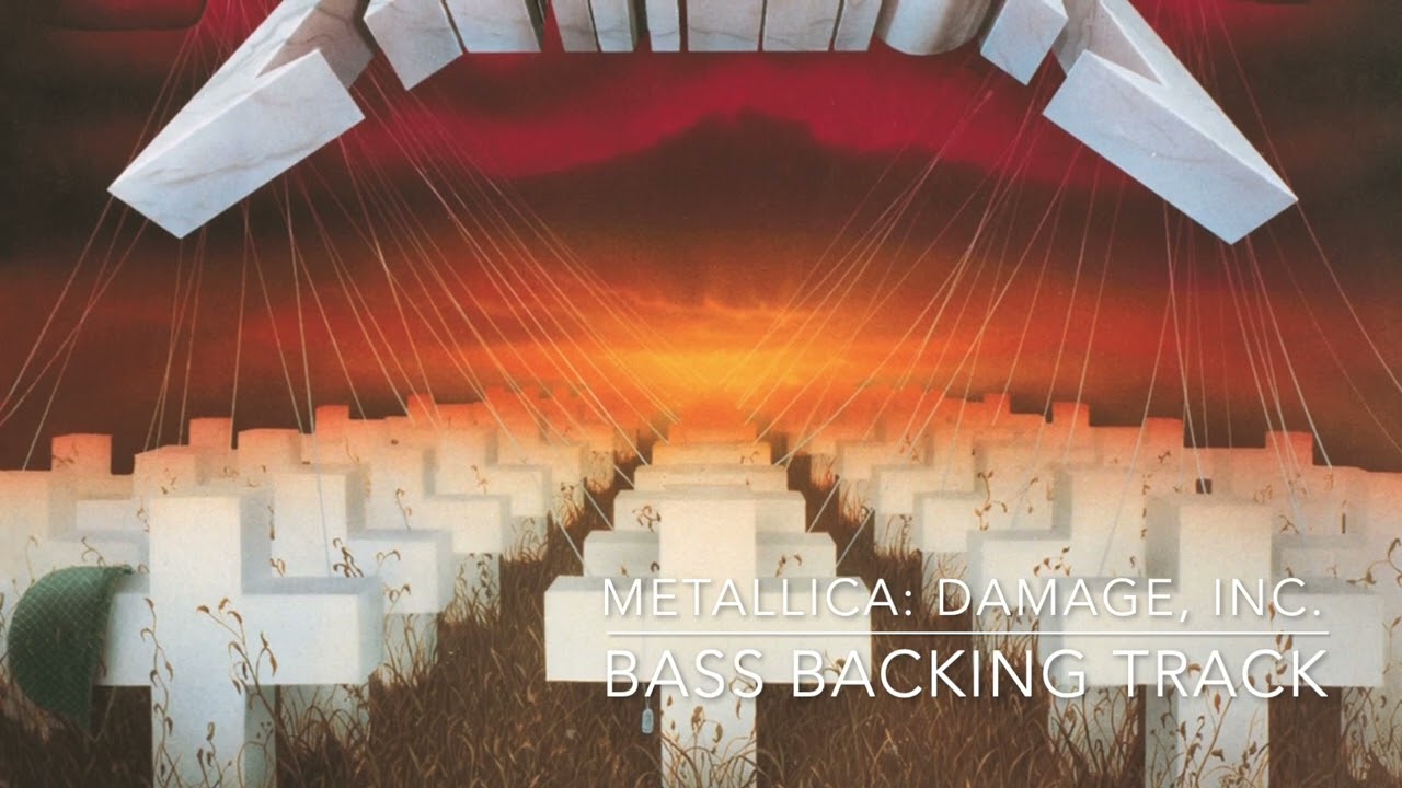 Metallica: Damage, Inc. - Bass Backing Track W/ Original Vocals