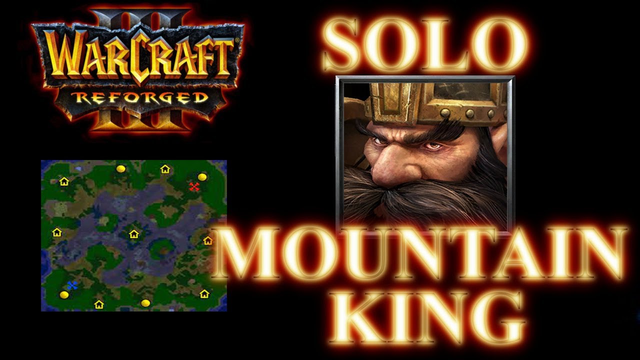 Mountain King Solo🔵Human vs Undead | Full 1on1 Warcraft 3 Reforged Gameplay