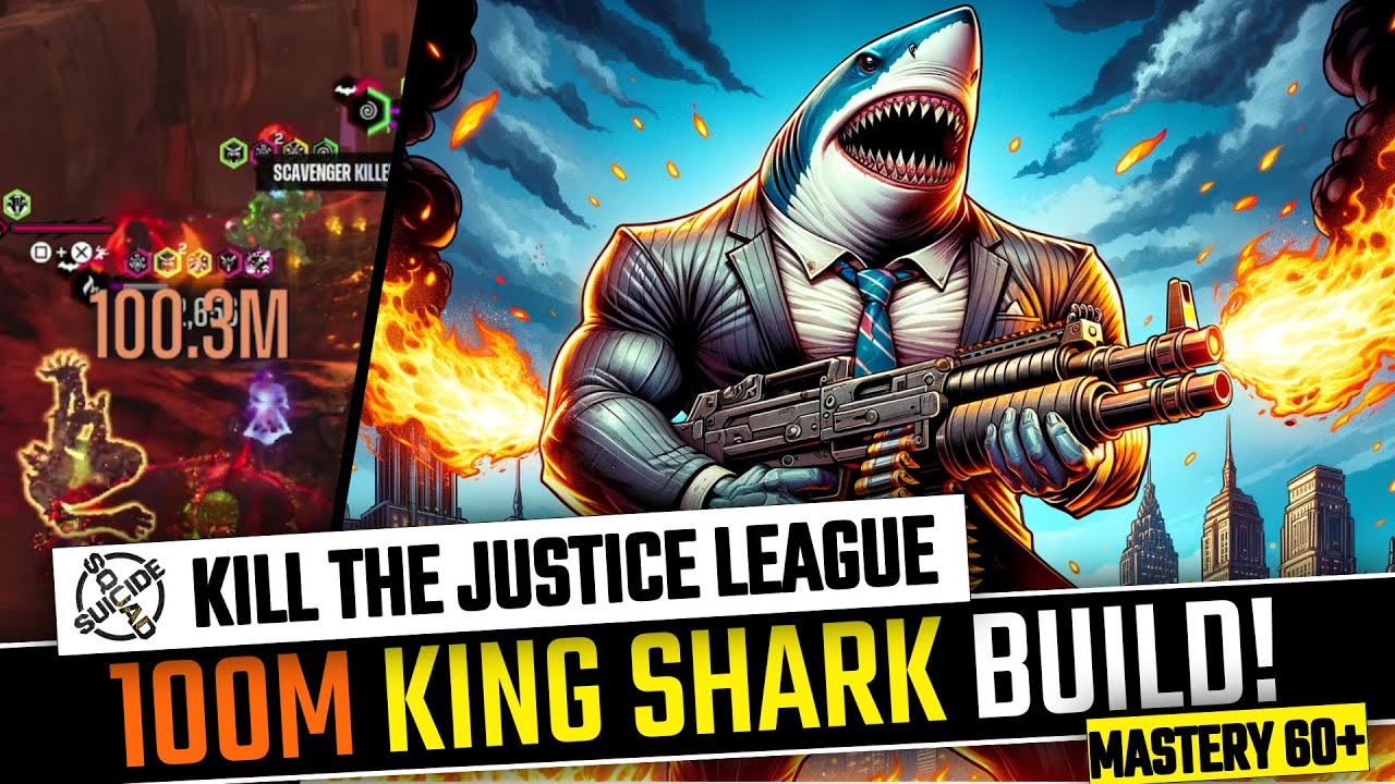 100 MILLION KING SHARK BUILD - Suicide Squad Kill The Justice League