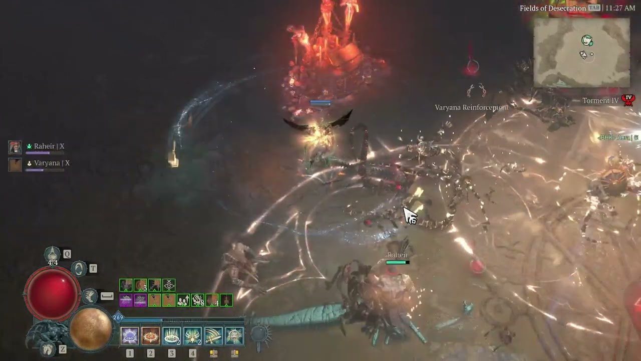 Diablo 4 Season 11. Sorcerer/Paladin Ice Shards/Auradin/Blessed Hammer. Frost/Co (Part 1/2)