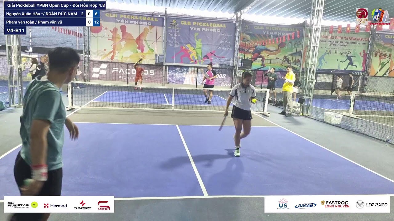Giải Pickleball YPBN Open Cup - Đôi Hỗn Hợp 4.8