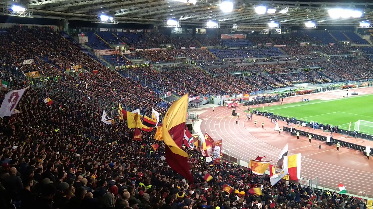 Roma Juventus 2018/19 Cori contro la Juventus