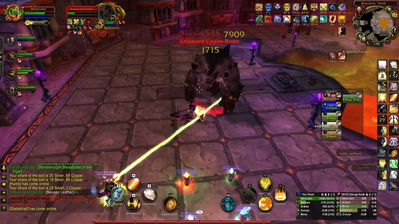 Cataclysm Classic My First Heroic Dungeon Grim Batol Xbox Controller Protection Paladin Roleplay POV