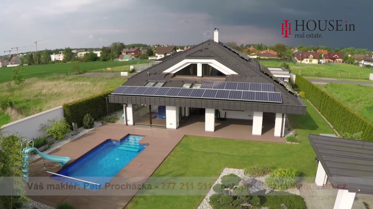 Prodáno - rodinný dům 6+kk, 433 m², zahrada, bazén, Praha - Uhříněves