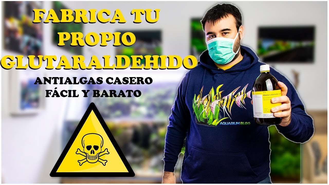 ☣️☢️ANTIALGAS CASERO PARA ACUARIO 🌱CÓMO PREPARAR GLUTARALDEHIDO AL 2,5%🌿