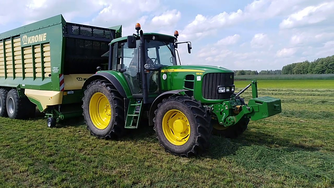 John Deere 6630 i Krone MX 370 GD