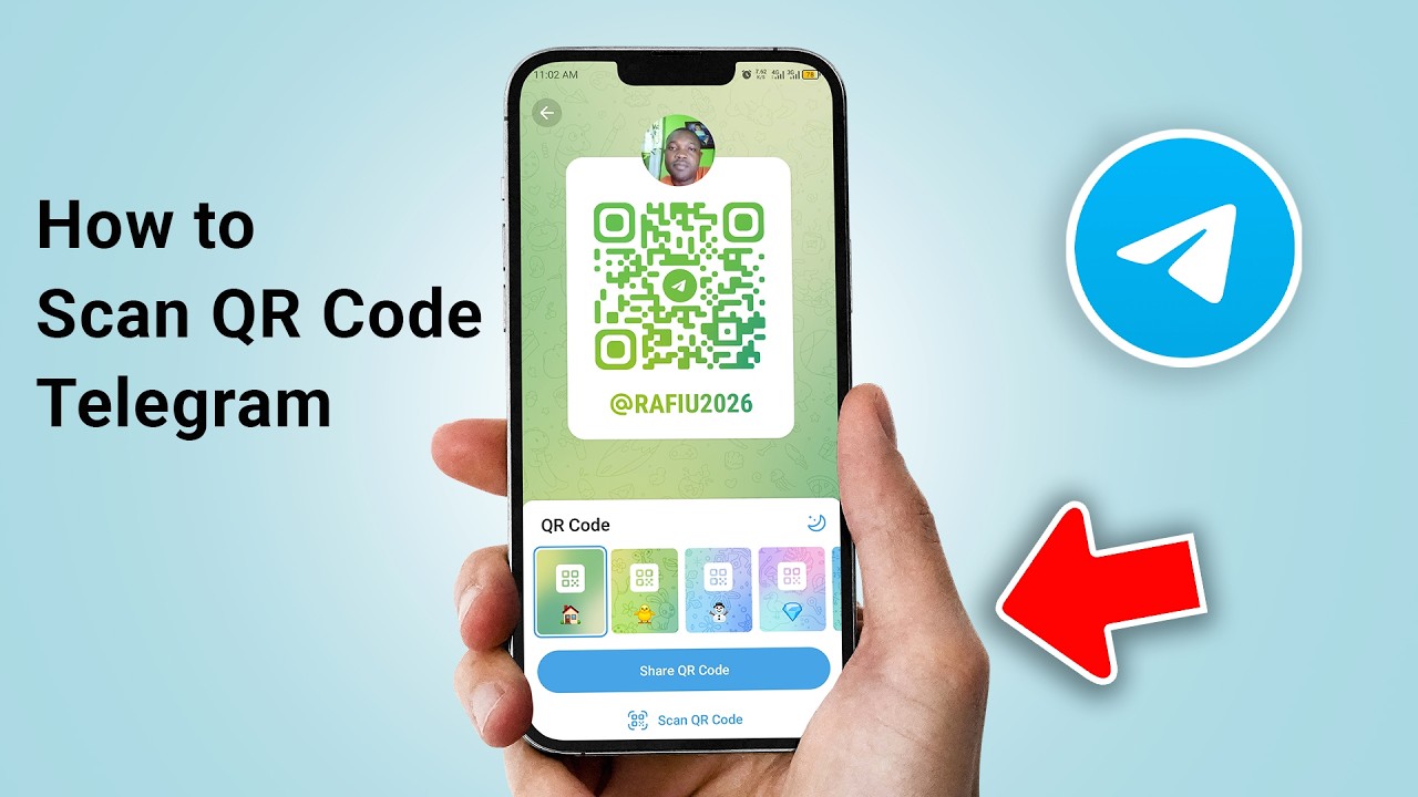 Как отсканировать ЛЮБОЙ QR-код в Telegram (вход, добавление контактов и групп!)