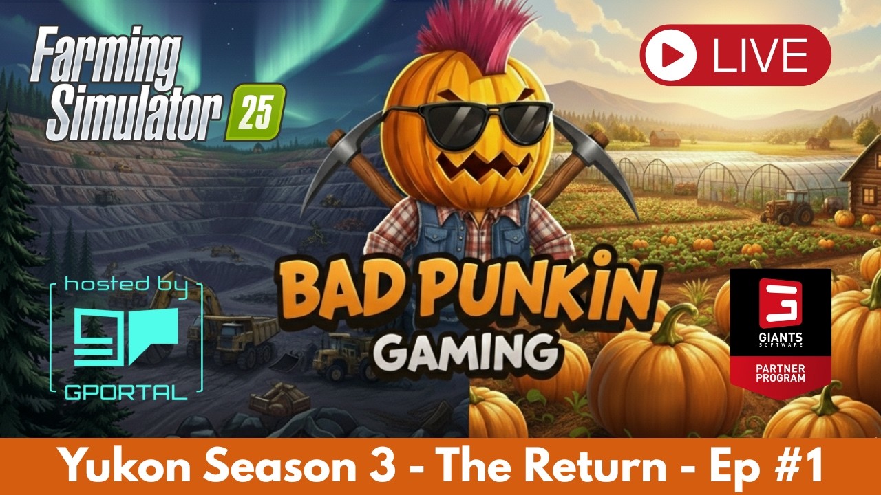 🔴 Live #farmingsimulator25 🔴 Season 3: Yukon Gold | Ep #1