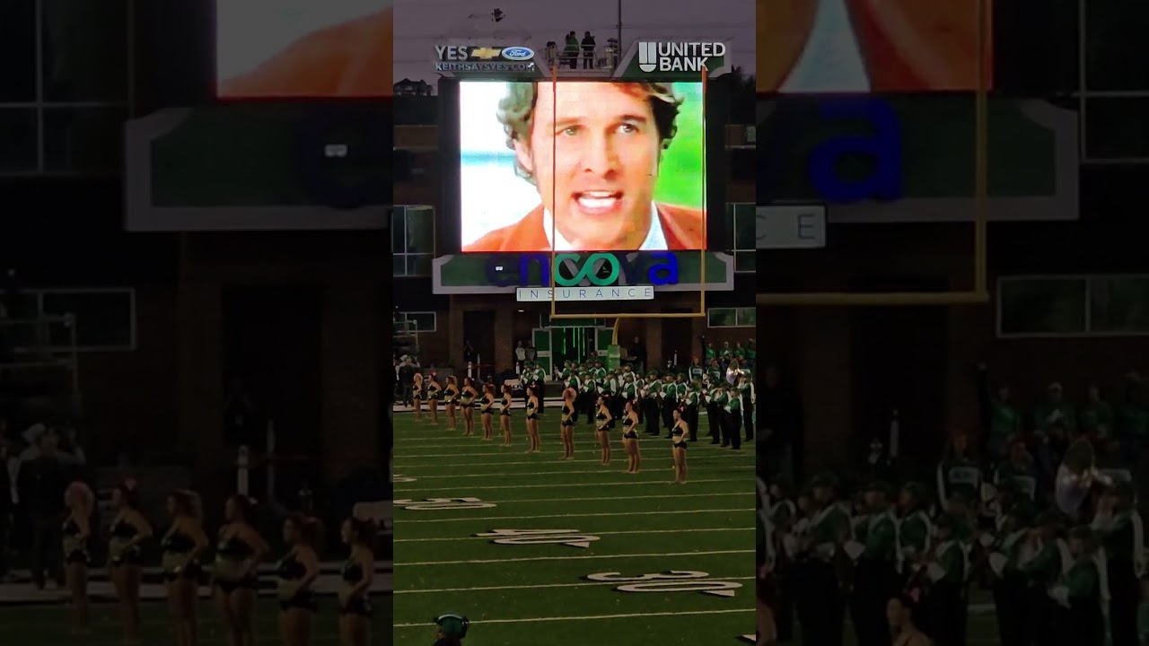 Marshall Thundering Herd entrance versus Ga. State on 10/17/24....