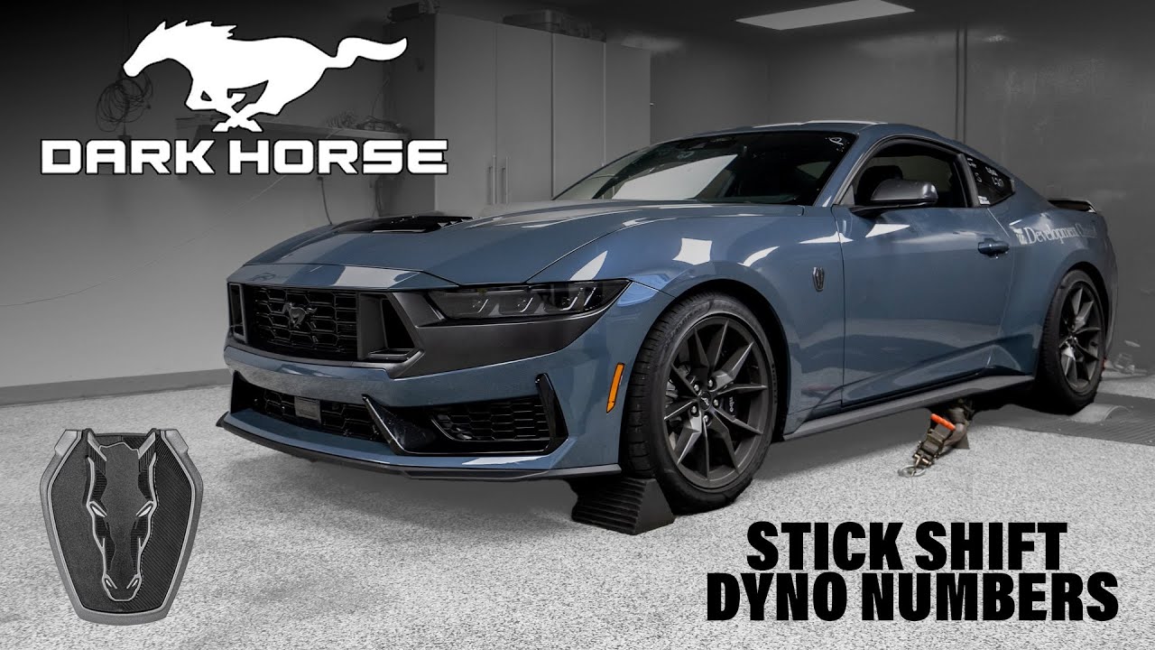 S650 DARK HORSE Mustang ON THE DYNO!!!! | Six-Speed Manual Dyno Results!