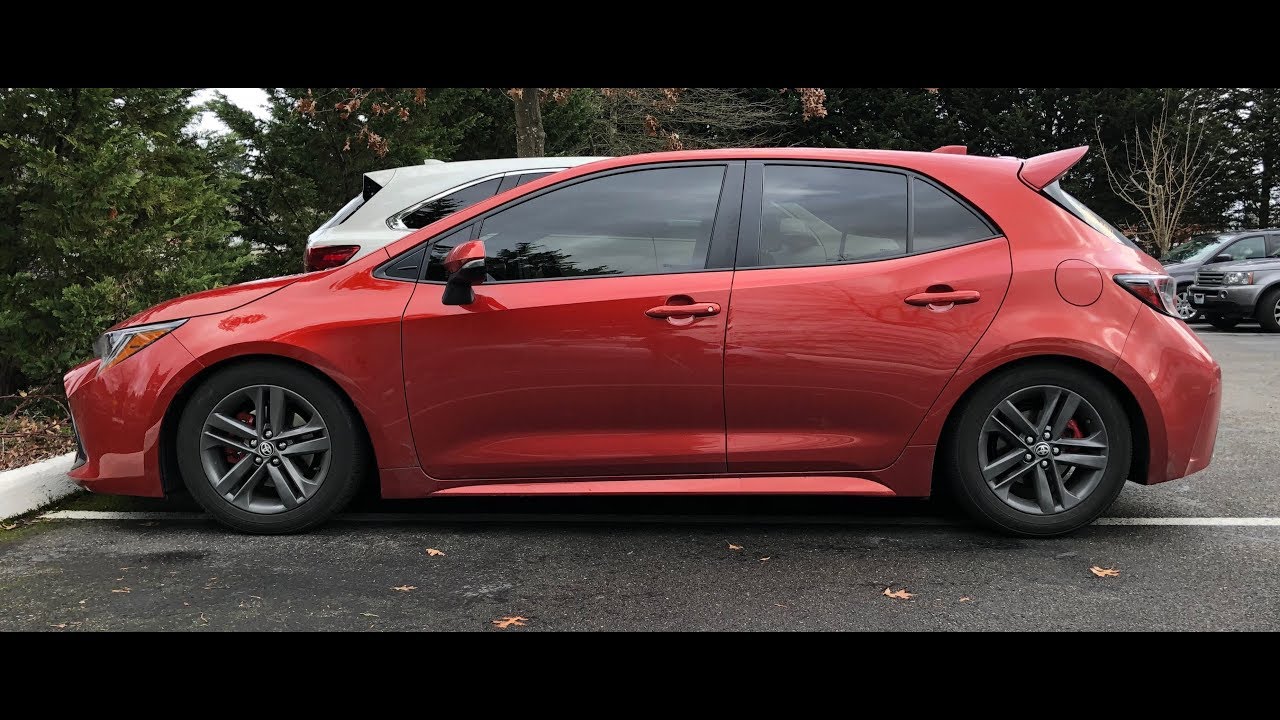 Lowering a 2019 Corolla Hatchback!