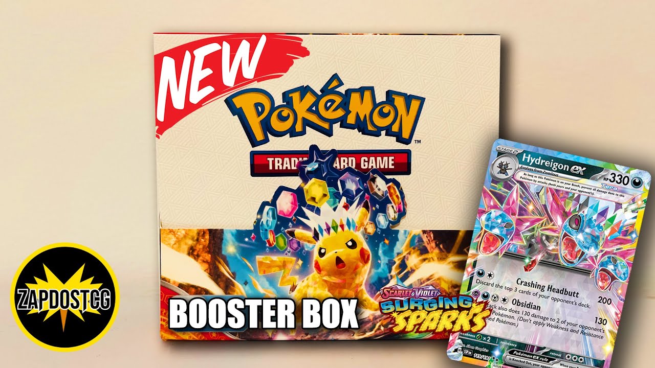 Opening A Surging Sparks Booster Box Early (Pokemon TCG)
