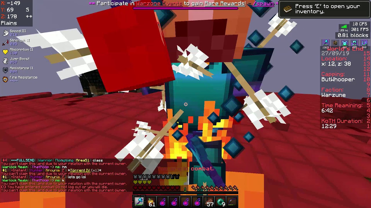 3man fac on Warlock Realm | SaicoPvP godset kills (LitSr)