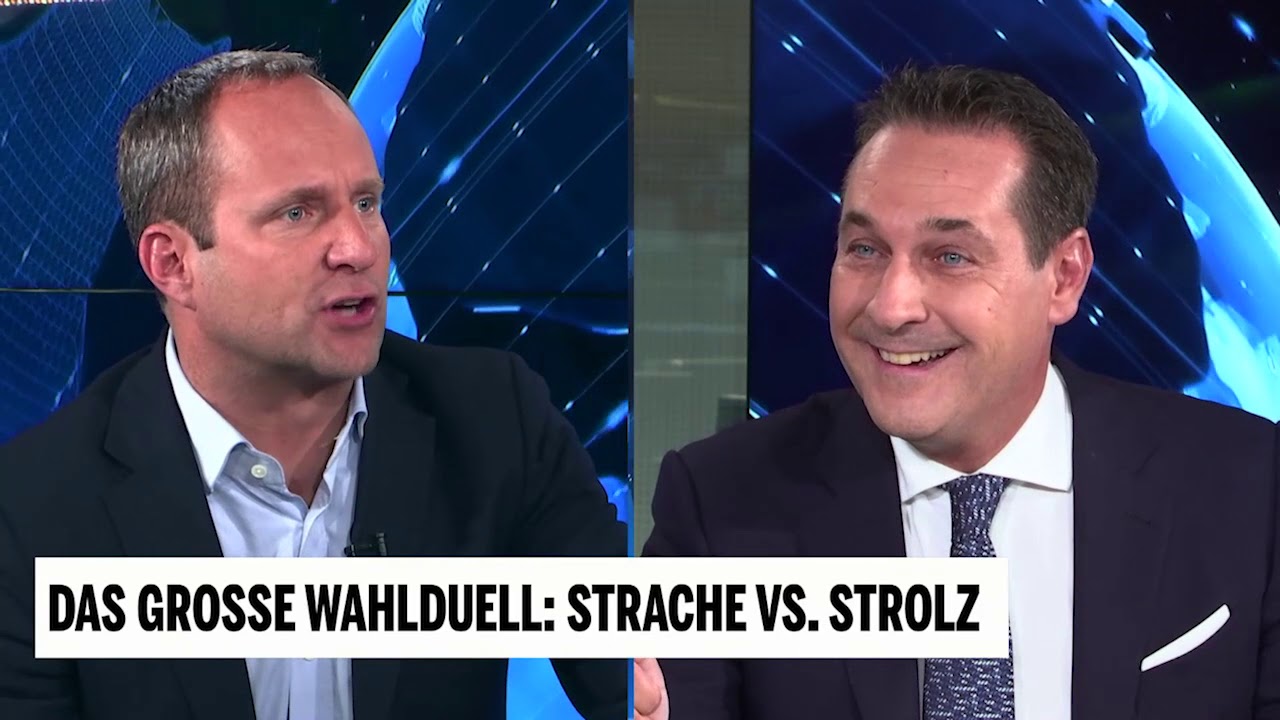 Strache gegen Strolz: Das große Wahlduell
