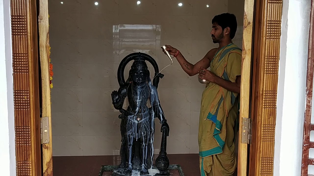 Hanuman abhishekam