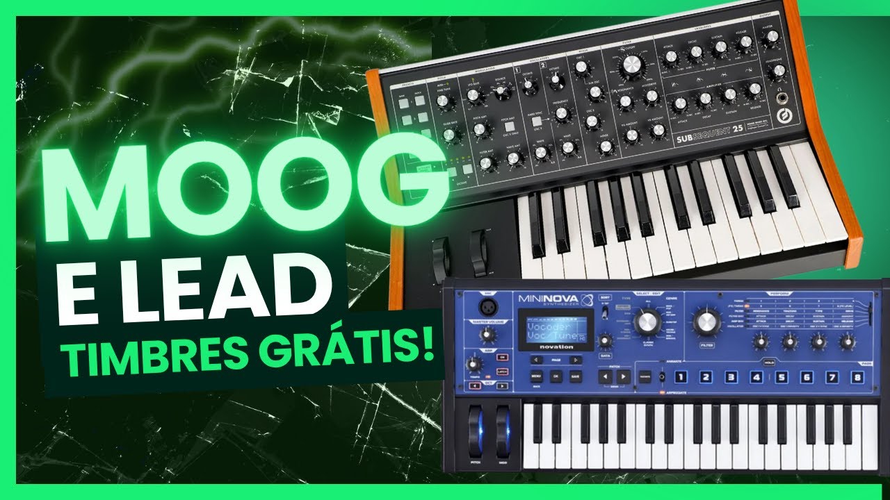 Timbre de moog grátis com lead e Fantasia