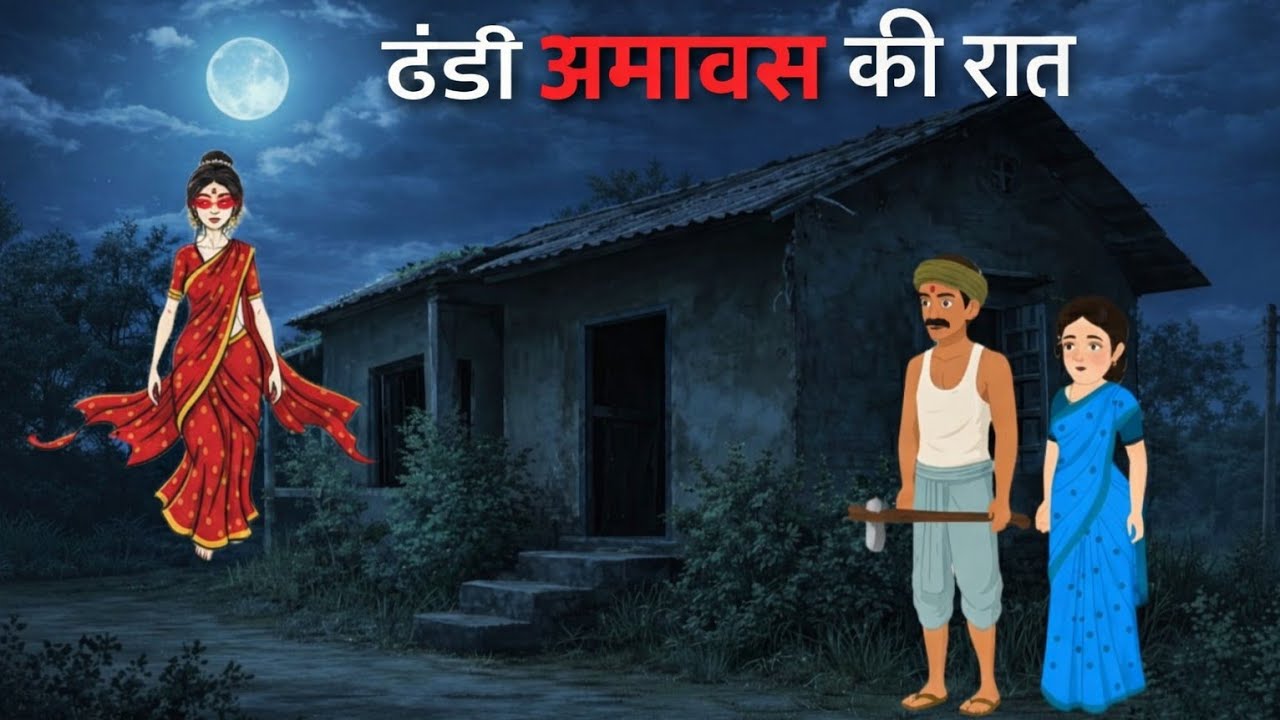 ठंडी अमावस की रात |Thandi Amavas Ki Raat Hindi Horror Story 2d animated horror story |Jungle ki raat