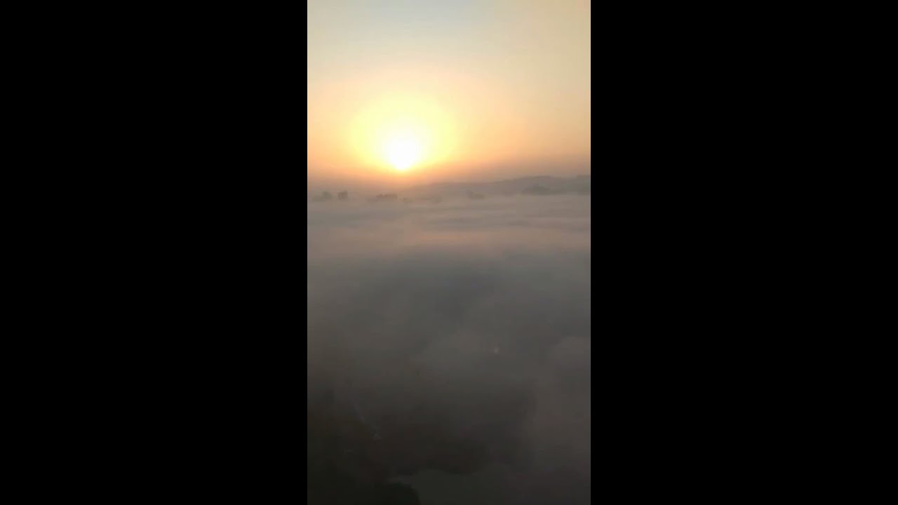 Beautiful Sunrise Above The Clouds #shorts, #ytshorts, #sunrise, #aboveclouds