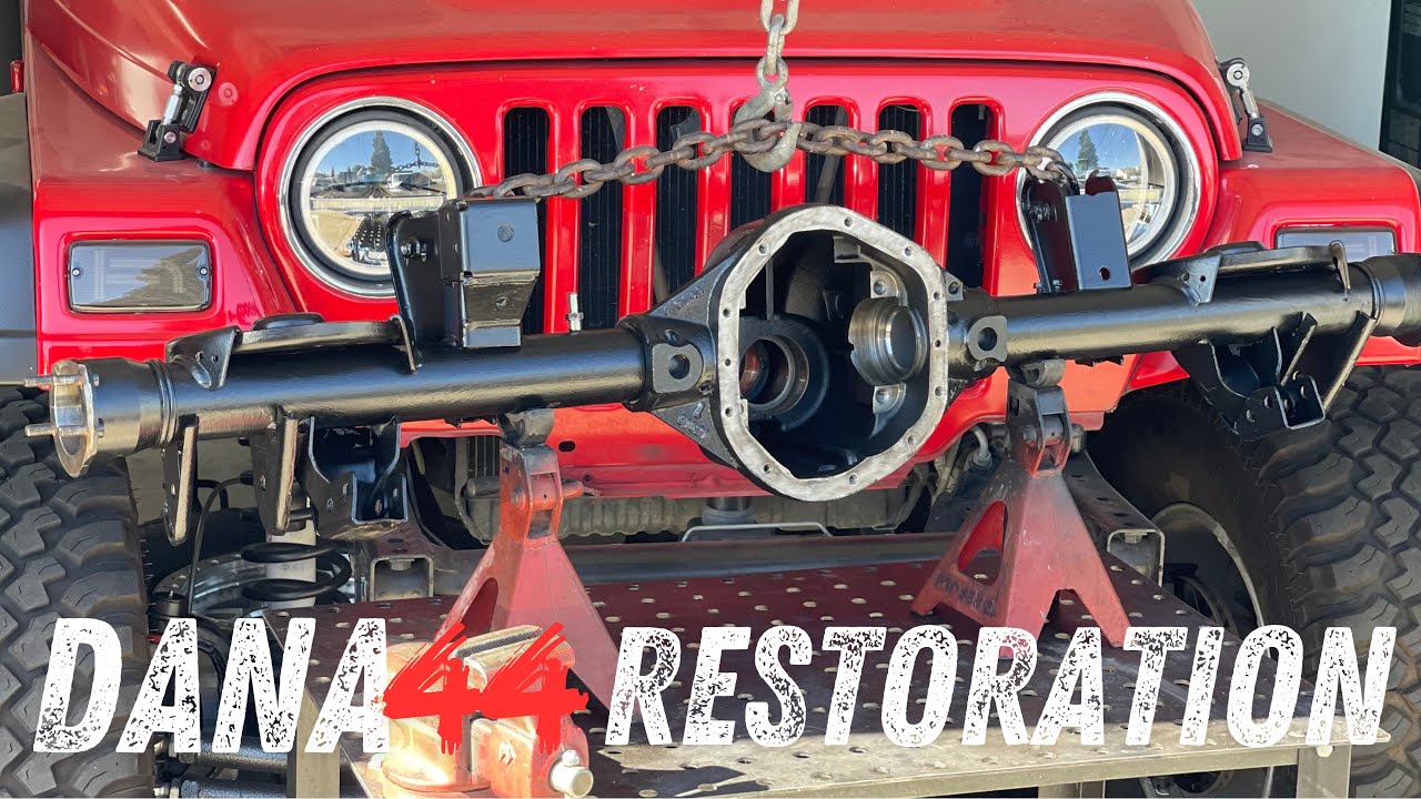 Восстановление заднего моста Dana 44. Эпизод 1. Снятие, разборка и покраска моего Jeep Wrangler Tj