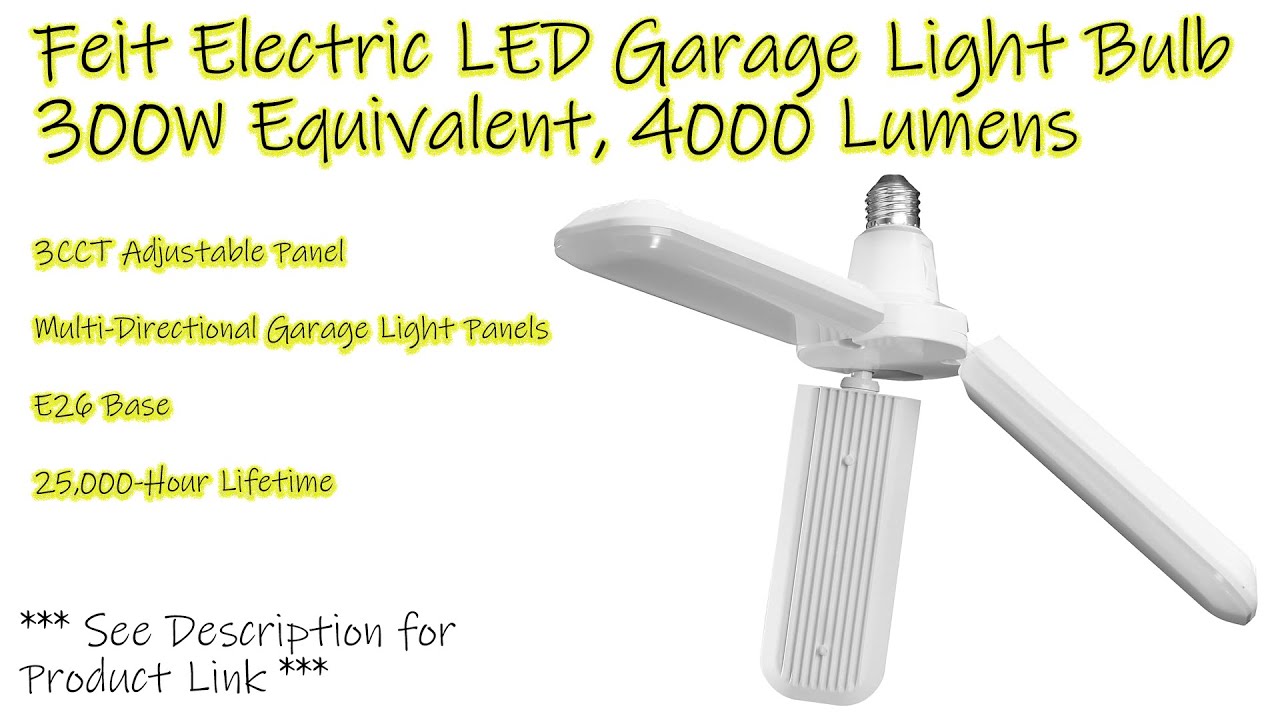 Unbox, Install & Demo: Feit Electric LED Garage Light Bulb