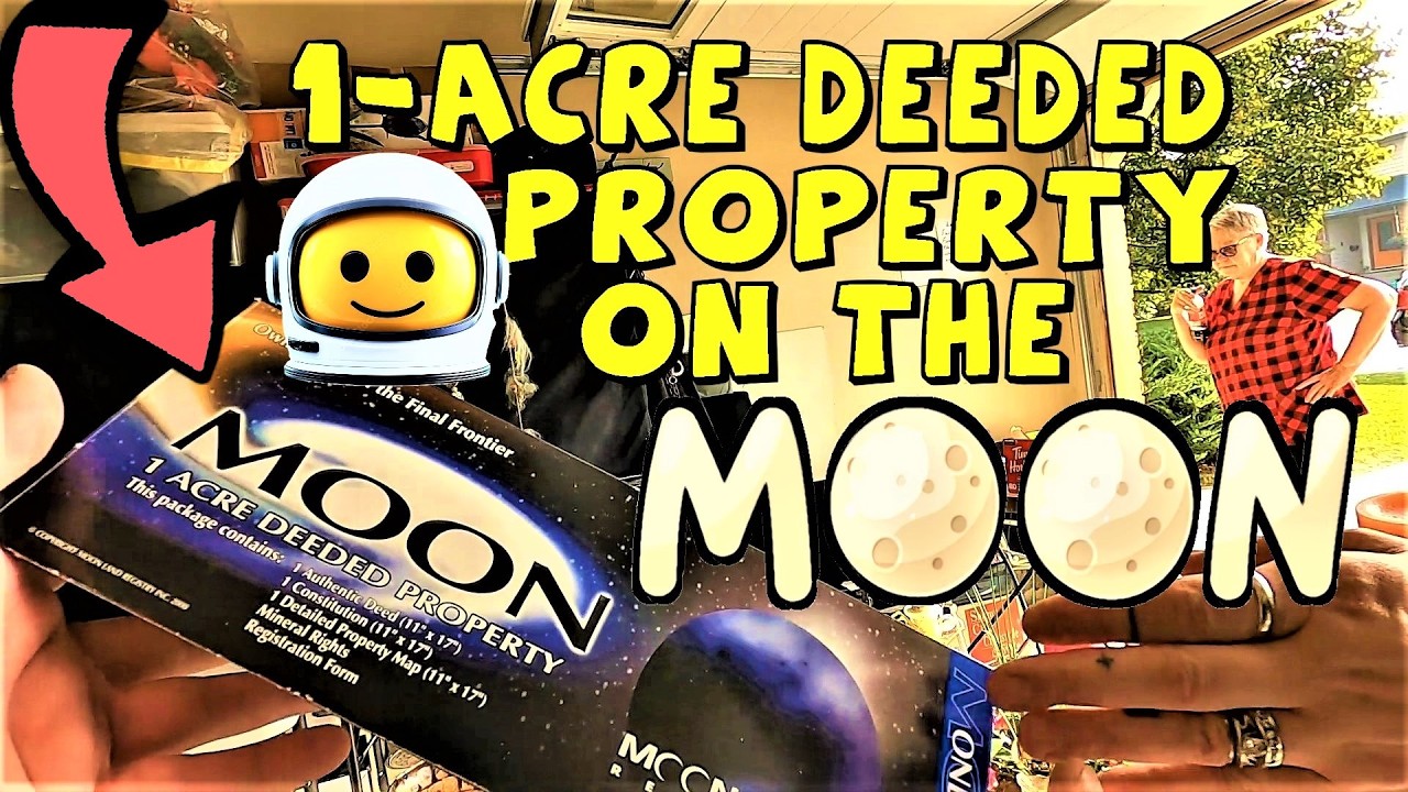 Ep699:  I Bought 1 ACRE of Land On The MOON!  🤯🌒🌓🌕 Vintage Taxidermy Heron & Turquoise Necklace