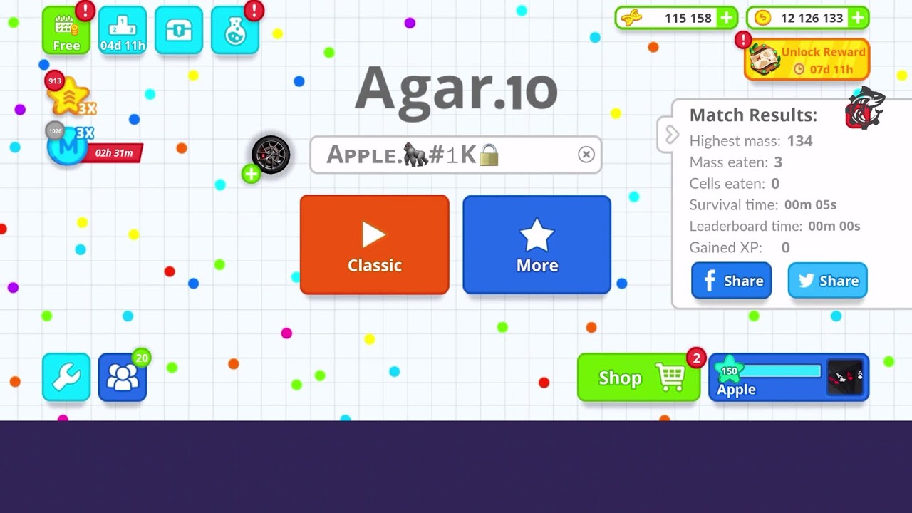 ⛔Agar.io Server⛔ Agario on Mobile with #bots  #AppleAgarLive #Live #Agario #giveaway #100