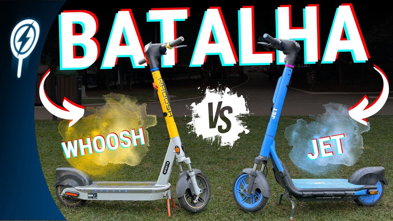 QUAL MELHOR PATINETE DE ALUGUEL ??? JET VS WHOOSH - COMPARATIVO !!!