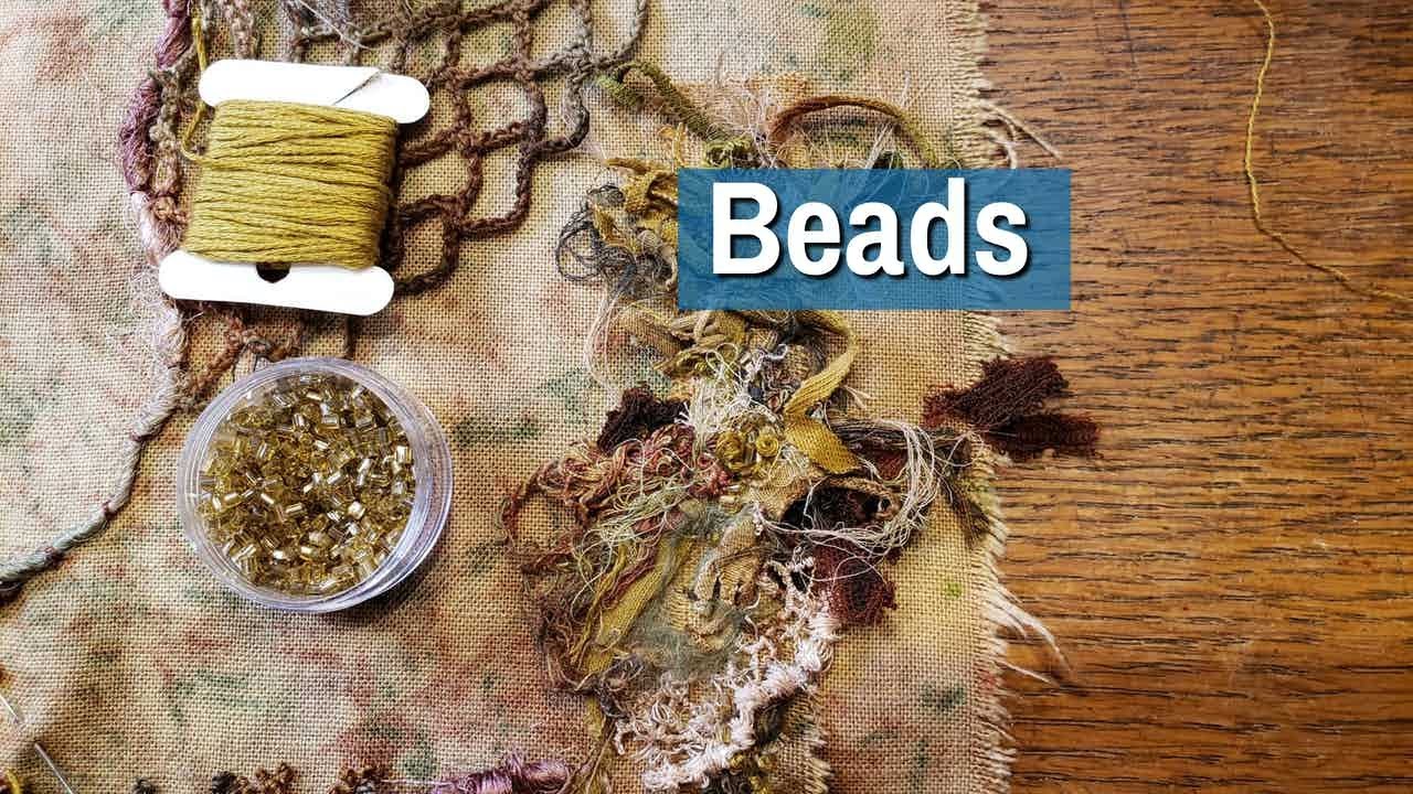 Free-form Textile Art Part 3 | Beads