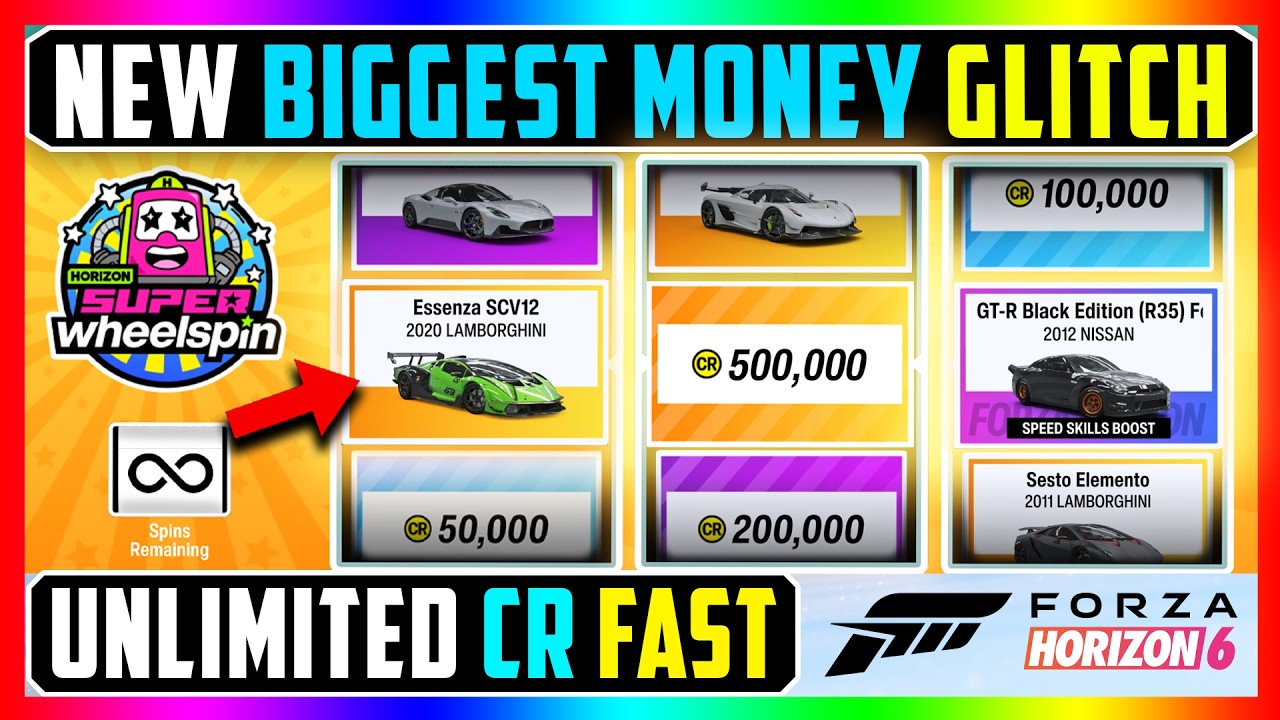 ЛУЧШИЙ НОВЫЙ ГЛИТЧ НА ДЕНЬГИ В FORZA HORIZON 6 | БЕСКОНЕЧНЫЕ КРЕДИТЫ! *ВСЁ ЕЩЁ РАБОТАЕТ*