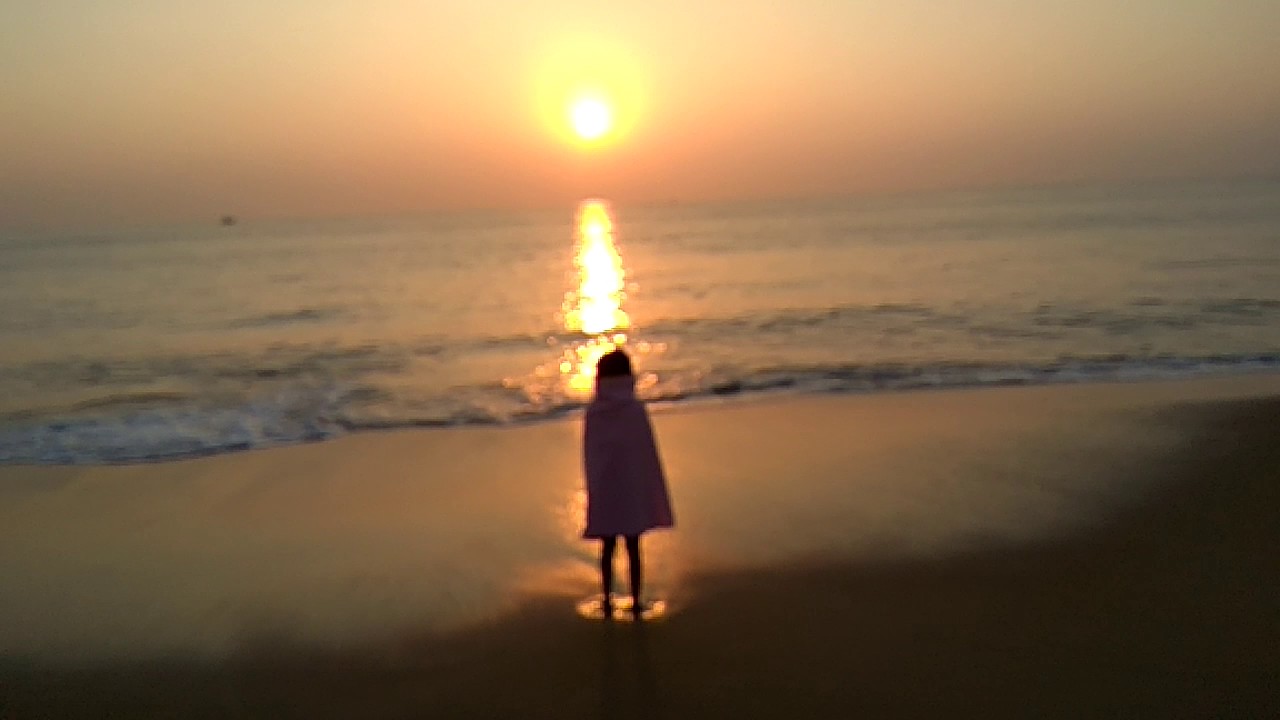 Sunrise in Bay of Bengal