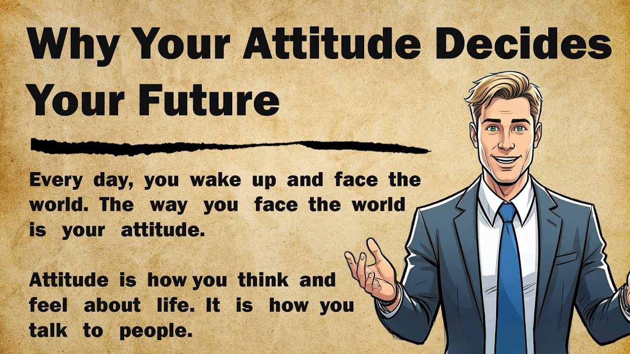 Why Your Attitude Decides Your Future || Motivational English Story 🚀 || Graded Reader 🎧📘