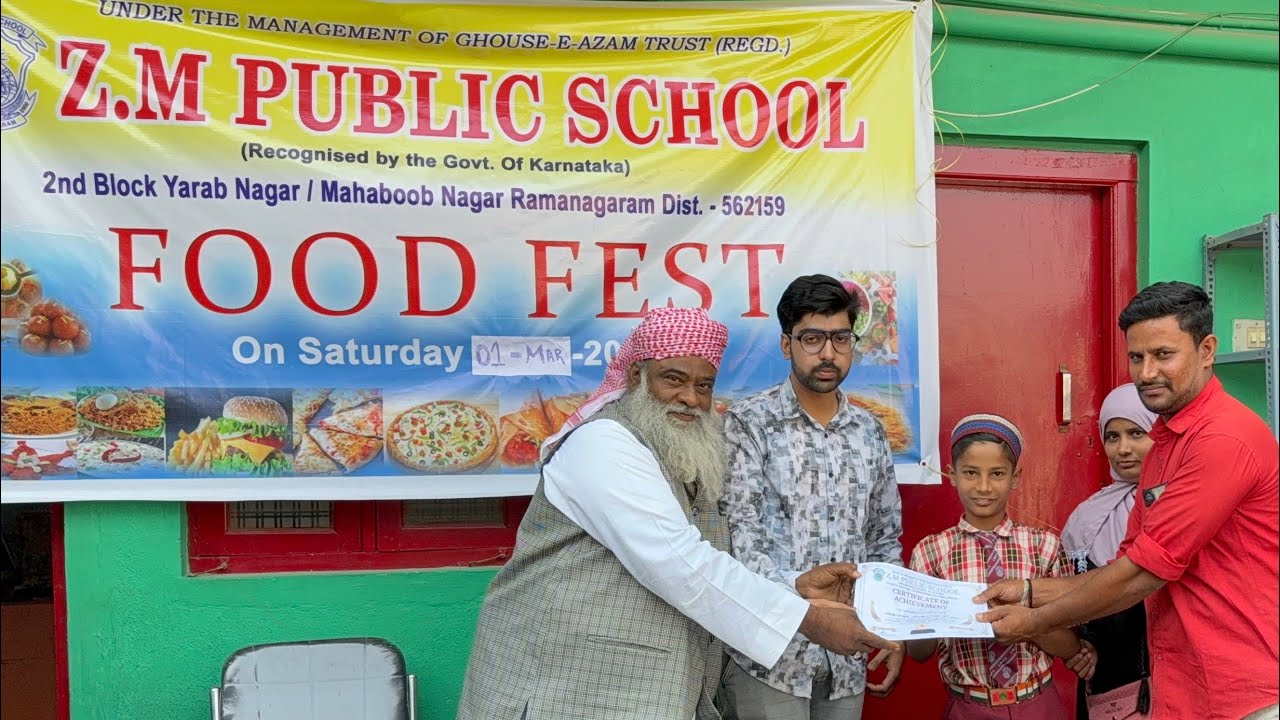 “ZM Public School Food Fest 2025 | Prize Distribution Ceremony | Silver Coin Winners & Participants”