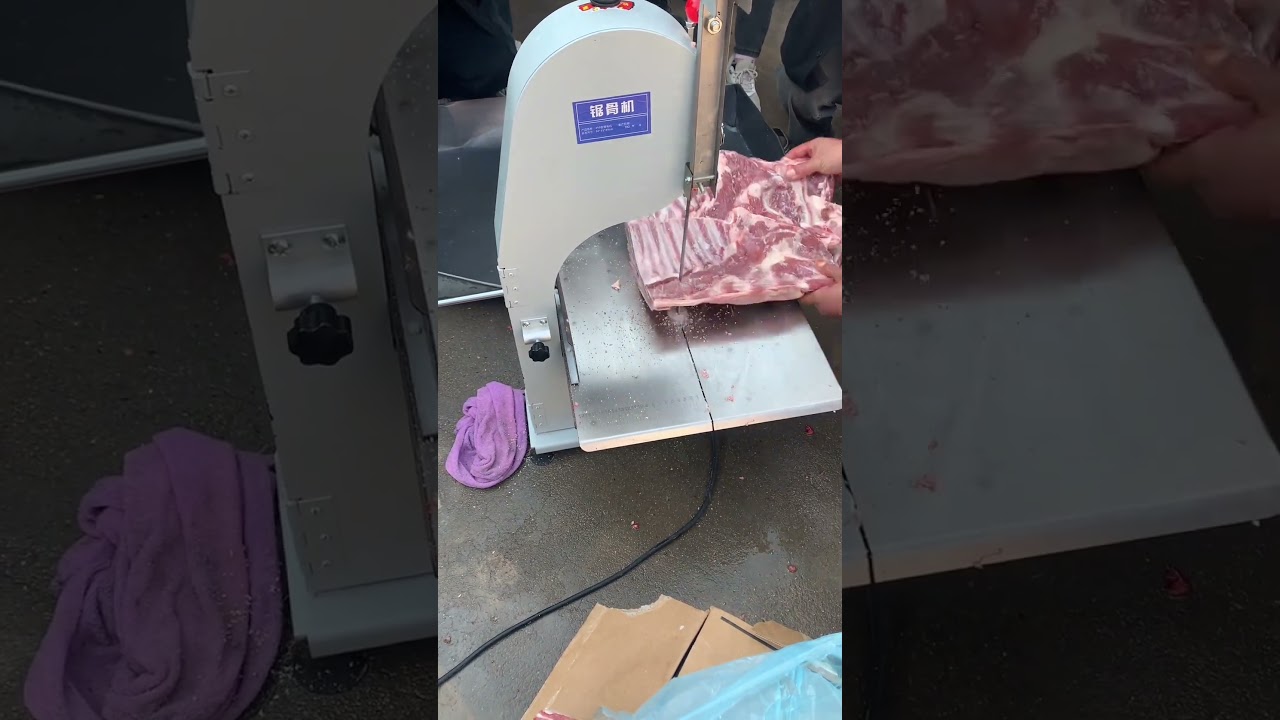Meat Slicer Machines &ndash; How Supermarkets Cut Meat So Fast! 🛒🥩 #MeatProduction #FactorySecrets