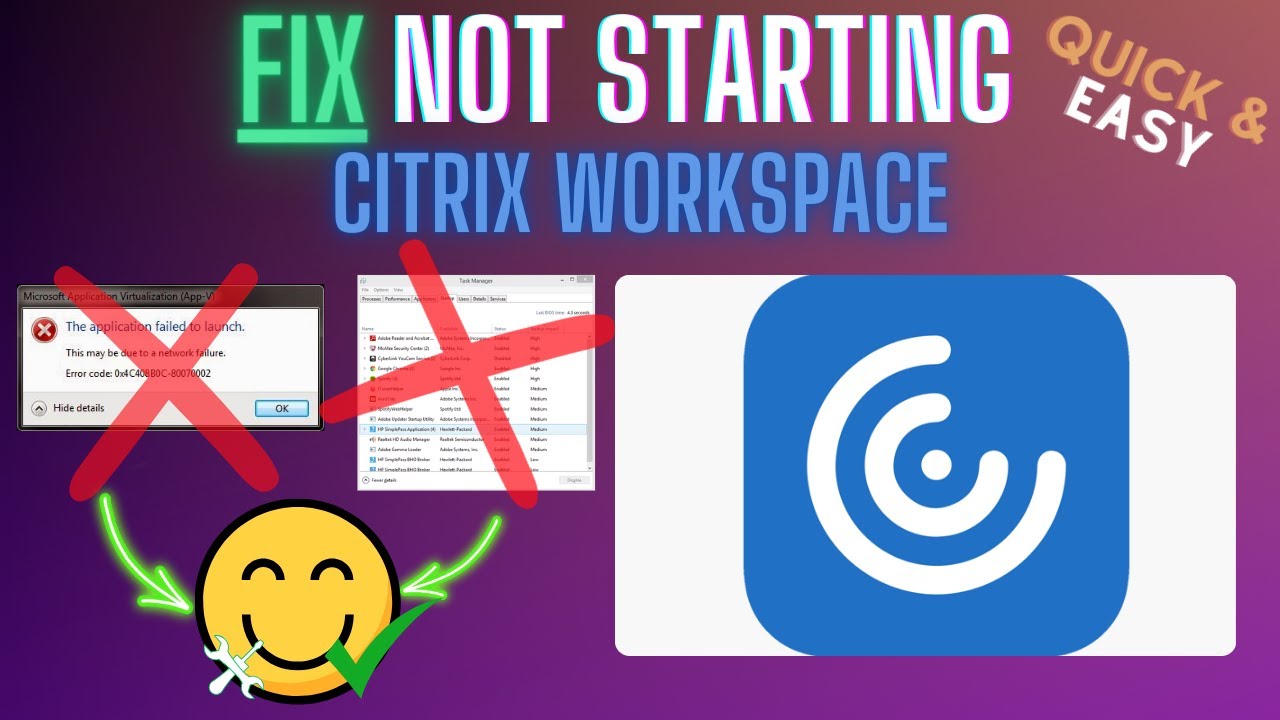 Citrix Workspace Not Starting? How to Fix Launch Issues, Black Screen, Failed Startup Full Tutorial