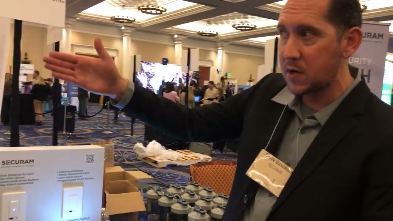LIVE with SECURAM's Laser Motion Detection at the #CES2023 Pepcom event!