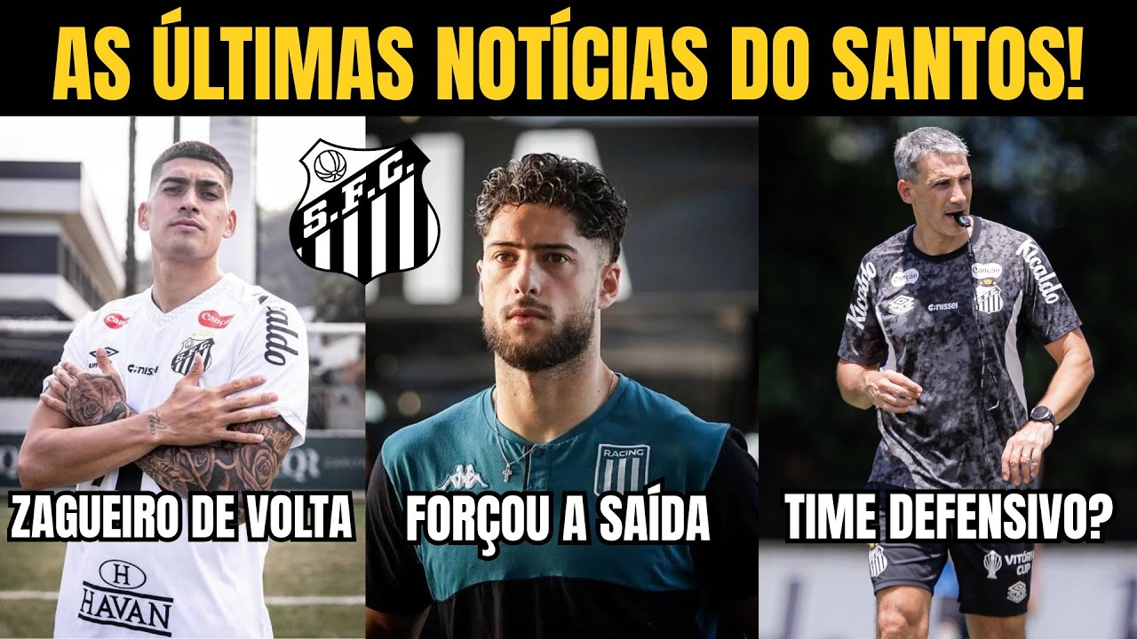 SANTOS: ZAGUEIRO RETORNA, NEGOCIAÇÃO FRUSTRADA E A PREPARAÇÃO PARA DECISÃO!