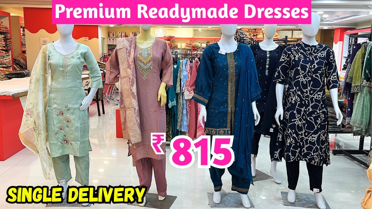 Exclusive Readymade's✨ ₹ 815/- Premium Partywear Causalwear 3 Piece Sets👗 #krishnatextiles