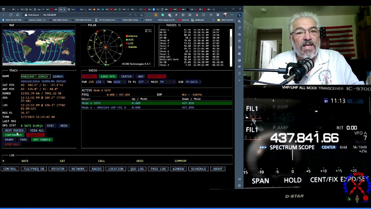 How to get SSTV off Satellites with the Icom-9700