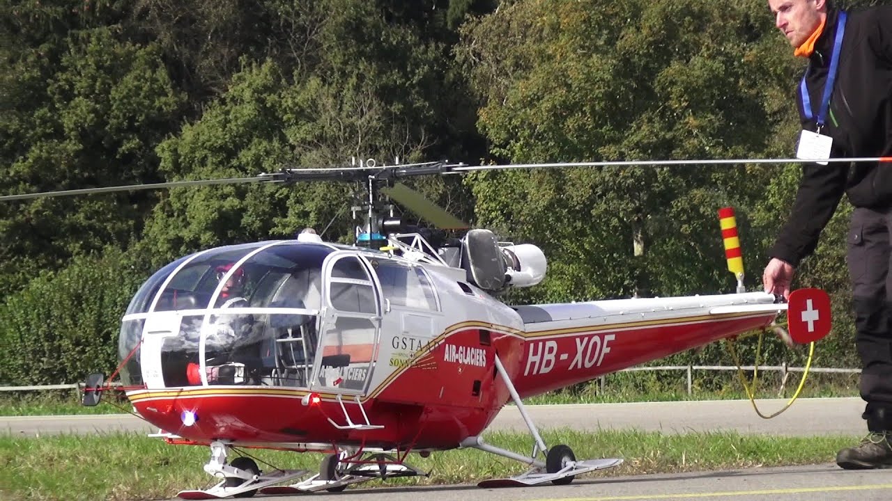 3.30 Meter Rotor Diameter Alouette 3 Scale RC Turbine Helicopter