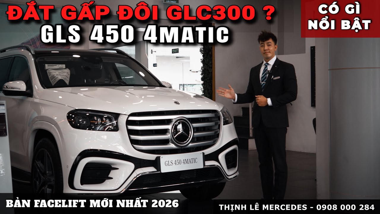 ĐẮT HƠN GẤP ĐÔI so với GLC300, Mercedes GLS450 4MATIC có gì nổi bật?