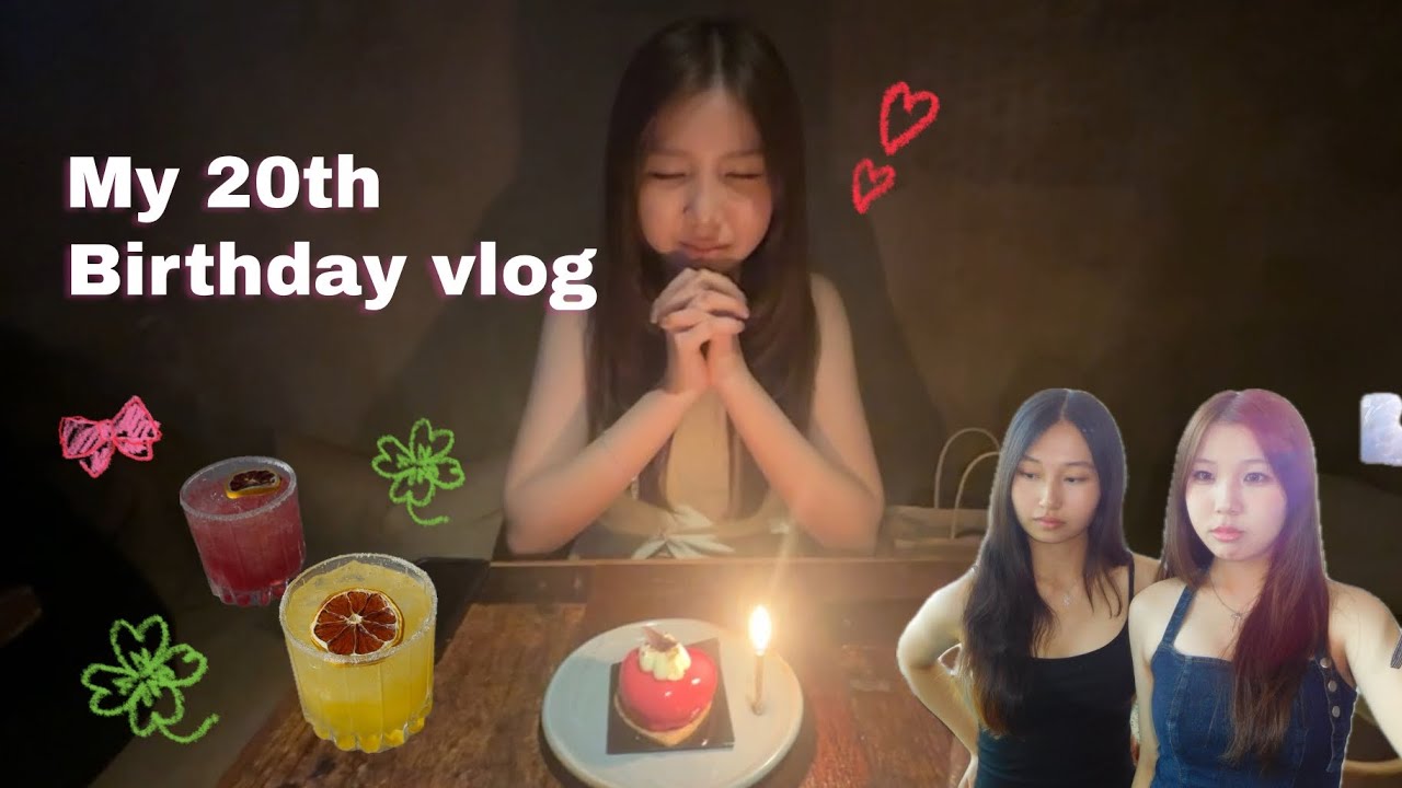 【birthday vlog】 Beginning of my 20th journey! Going out with my girls | ハタチの誕生日🍀