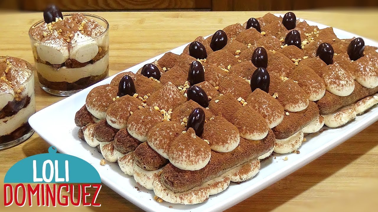 Tiramisú de turrón fácil. RECETA SIN HUEVO Y SIN HORNO. Recetas para Navidad. Loli Domínguez