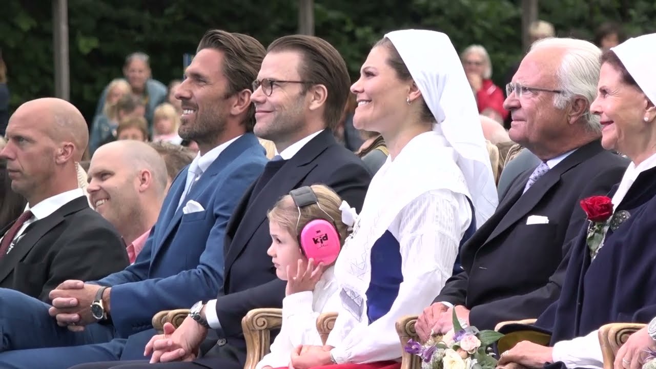 Crown Princess Victorias birthday at Borgholms sports center