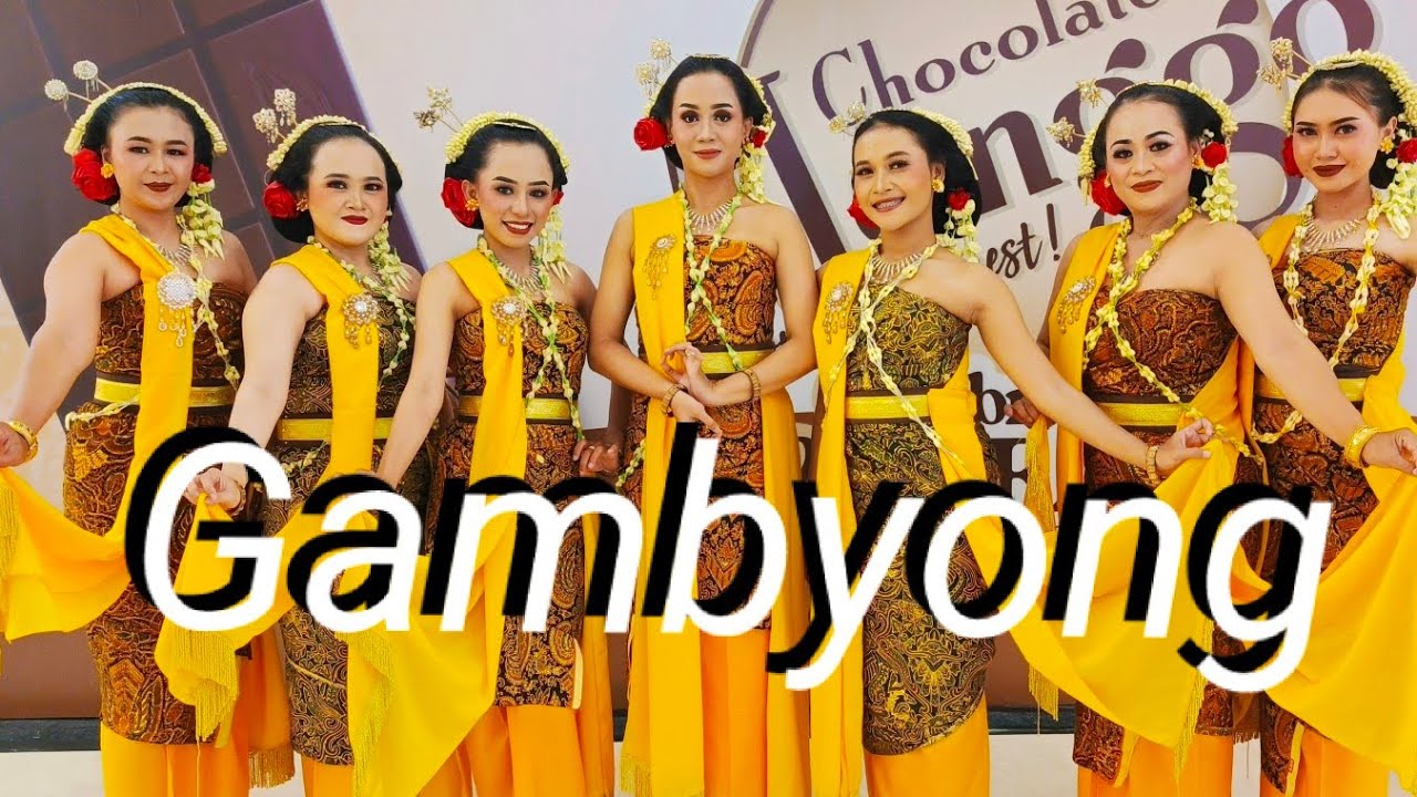 Tari GAMBYONG PAREANOM Jawa Tengah / Javanese Indonesian Dance COKLAT Monggo #fyp (HD)