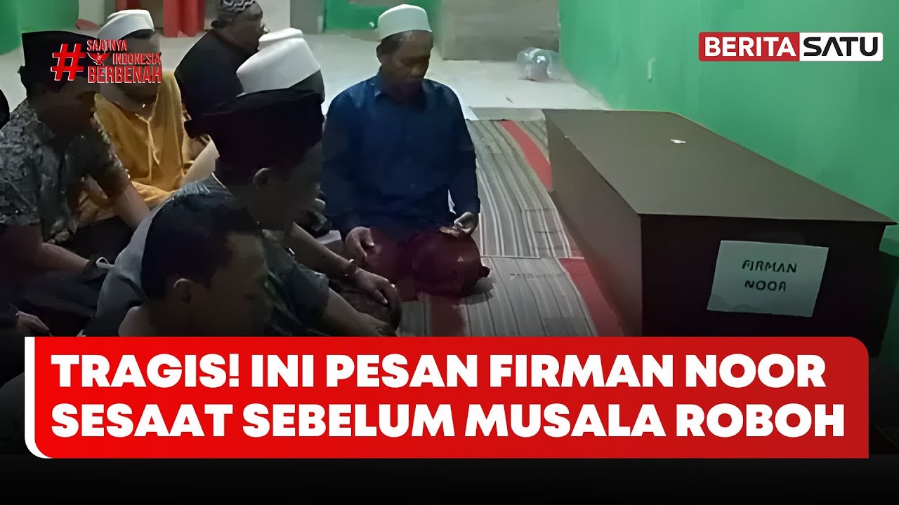 Pesan Terakhir Firman Noor Sebelum Musala Ponpes Al Khoziny Ambruk #Beritasatu