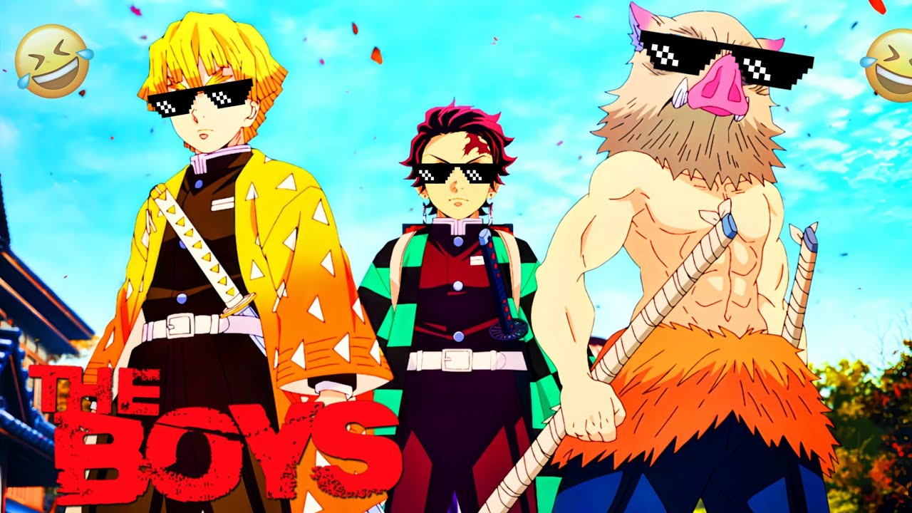Demon Slayer in Hindi | TANJIRO, INOSUKE & ZENITSU Funny Moments in Hindi 🤣