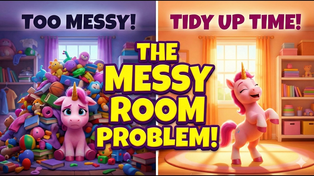 Ruby the Unicorn's Messy Room 🦄🧹