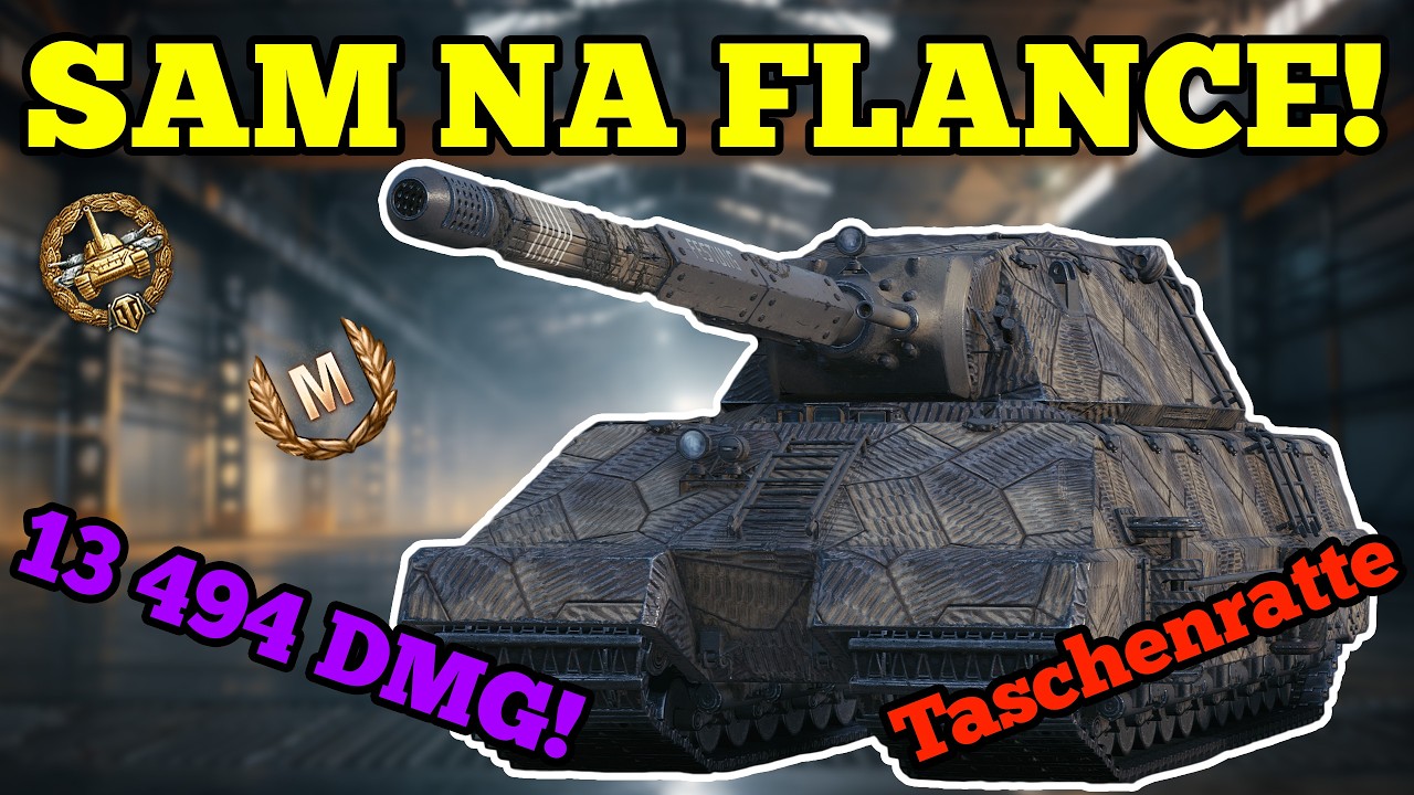 Sam utrzymał całą flankę! Ponad 13 000 DMG na Taschenratte!