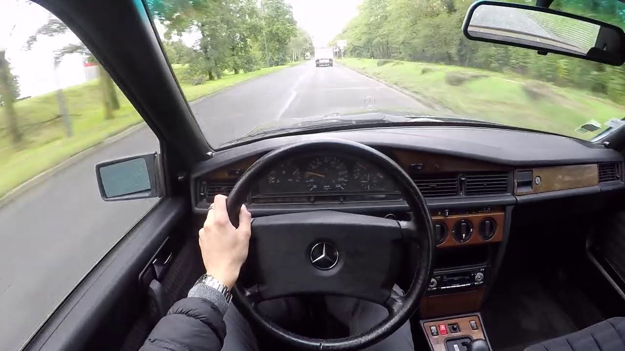 Mercedes-Benz 190E W201 (1991) - POV Drive